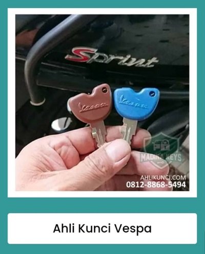 AHLI KUNCI VESPA MATIC