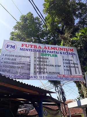 Etalase Aluminium Bandung